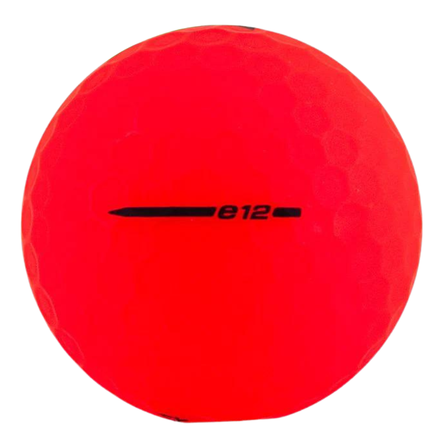 Bridgestone e12 Matte Red (Per Dozen)