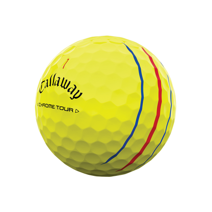 Callaway Chrome Tour Triple Track Yellow Golf Balls
