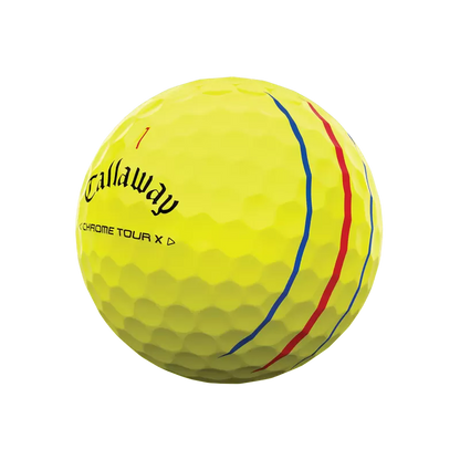 Callaway Chrome Tour X Triple Track Yellow Golf Balls