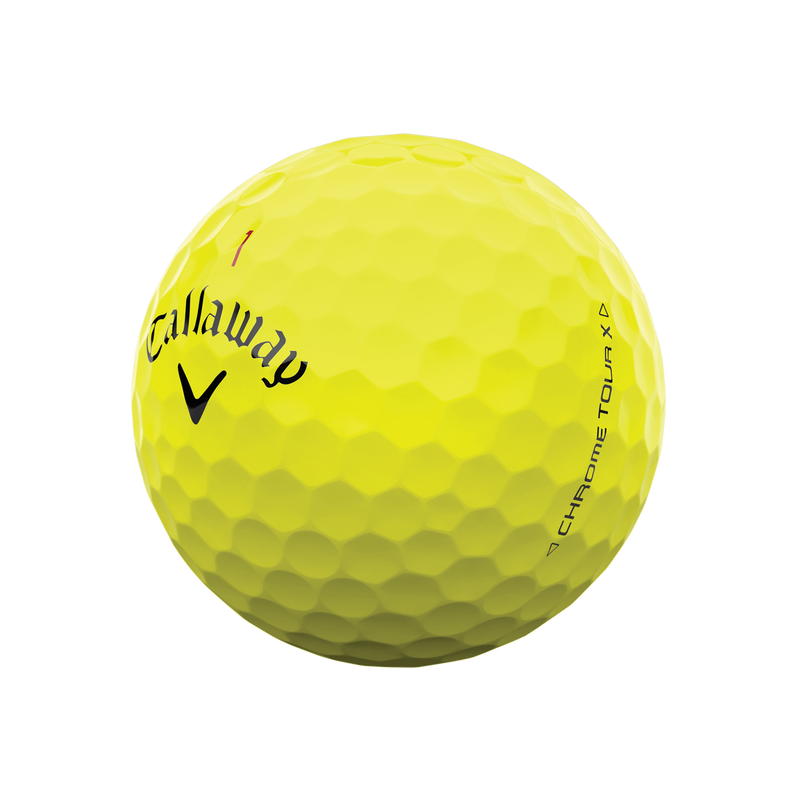 Callaway Chrome Tour X Golf Balls Yellow