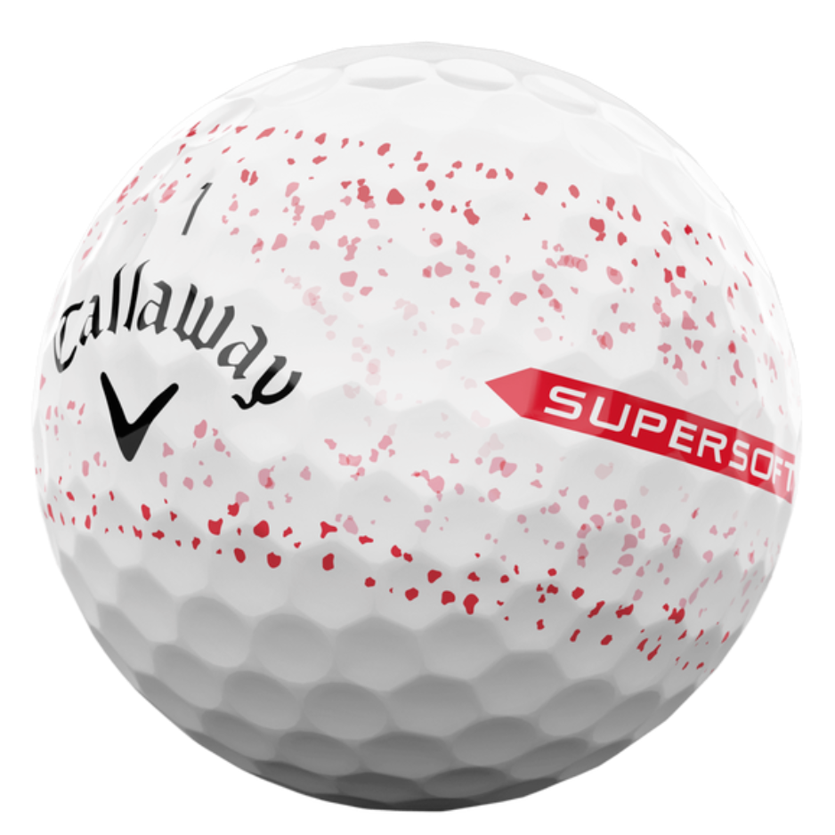 Callaway Supersoft Splatter 360 Red (1 Dozen)