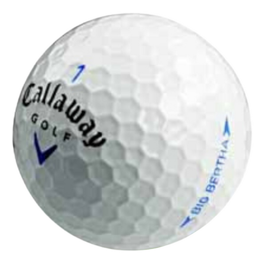 Callaway Big Bertha Blue and Red Used Golf Balls