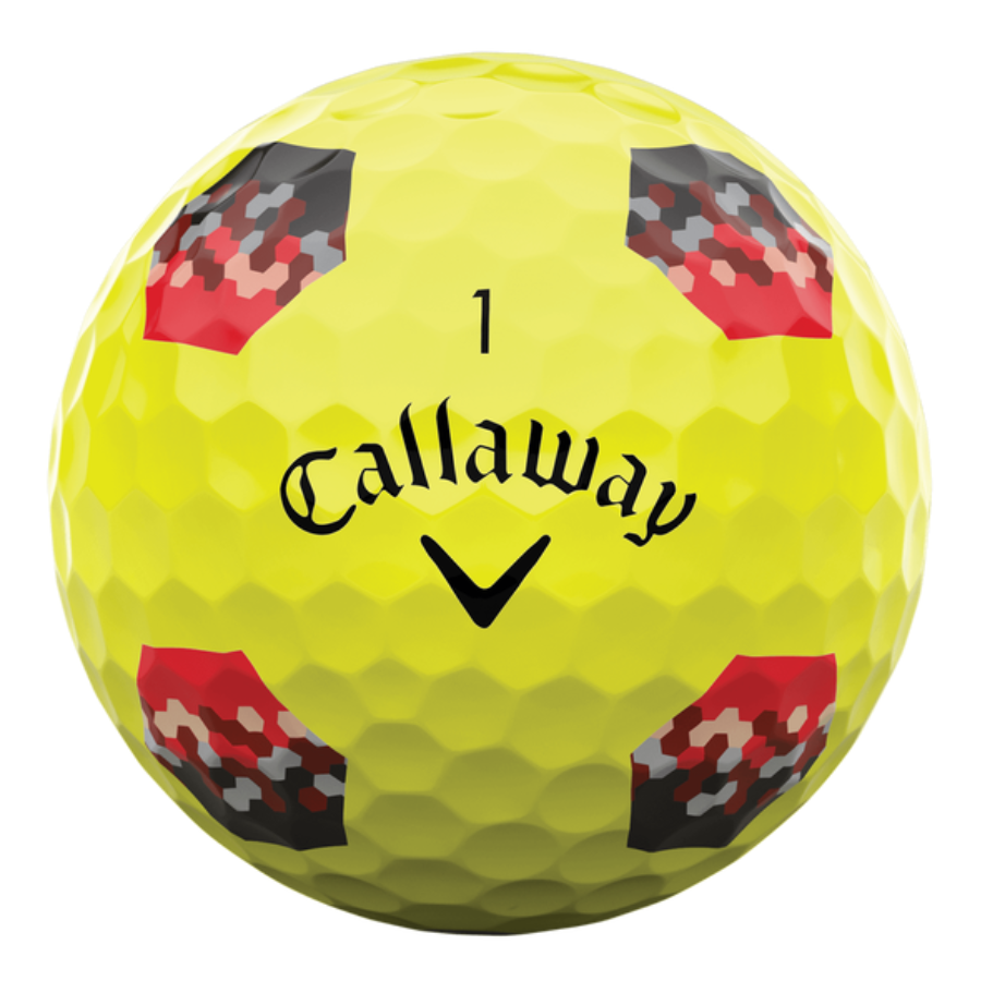 Callaway_Chrome_Soft_Chrome Tour Chrome Tour XTruTrack_Yellow_Used Golf Balls - golfballs.net