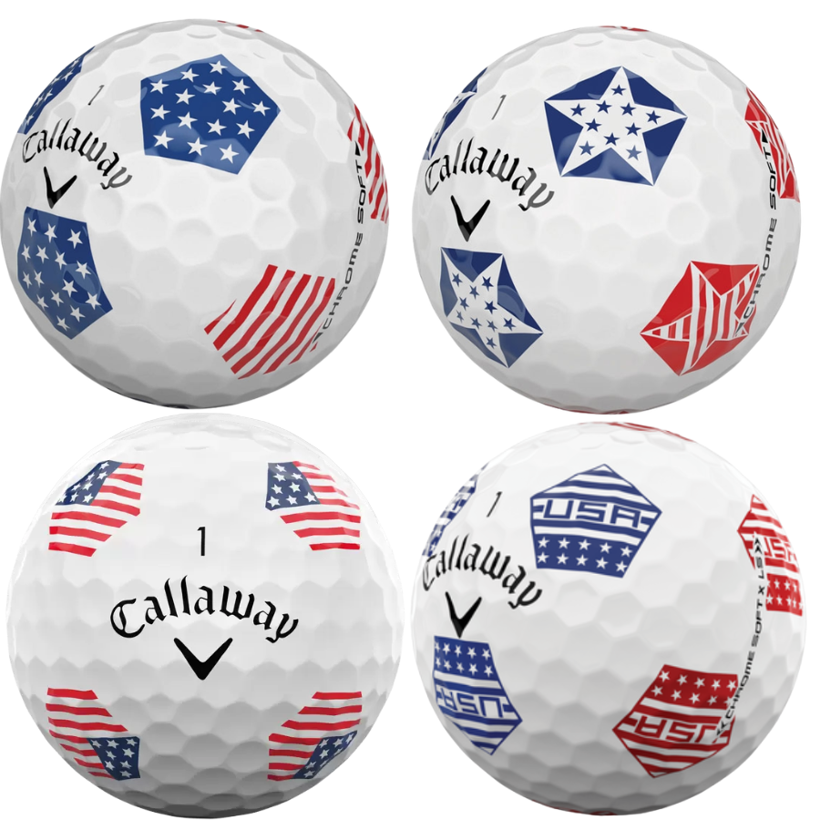 Callaway Chrome Soft Truvis USA Used Golf Balls | golfballs.net