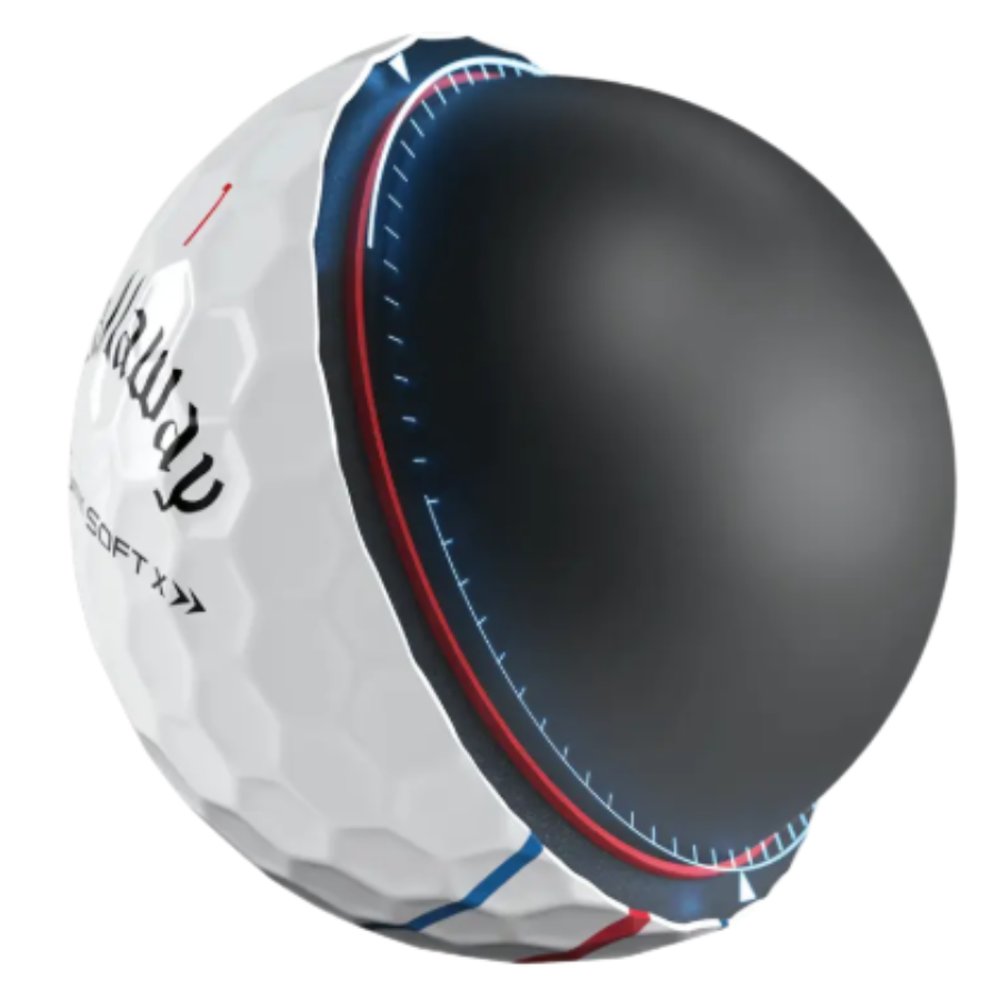 Callaway Chrome Soft X Triple Track Golf Ball Core