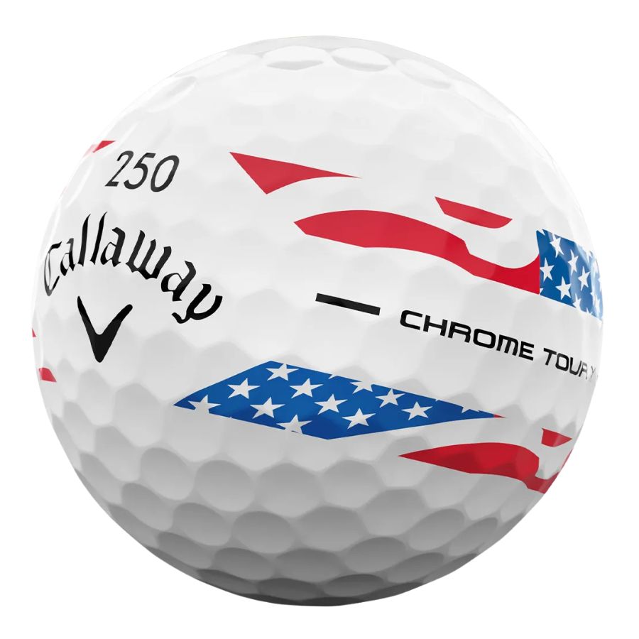 Callaway Chrome Tour USA Stripe Used Golf Balls