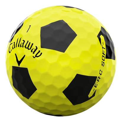 Callaway ERC Soft Truvis Yellow Black Golf Balls