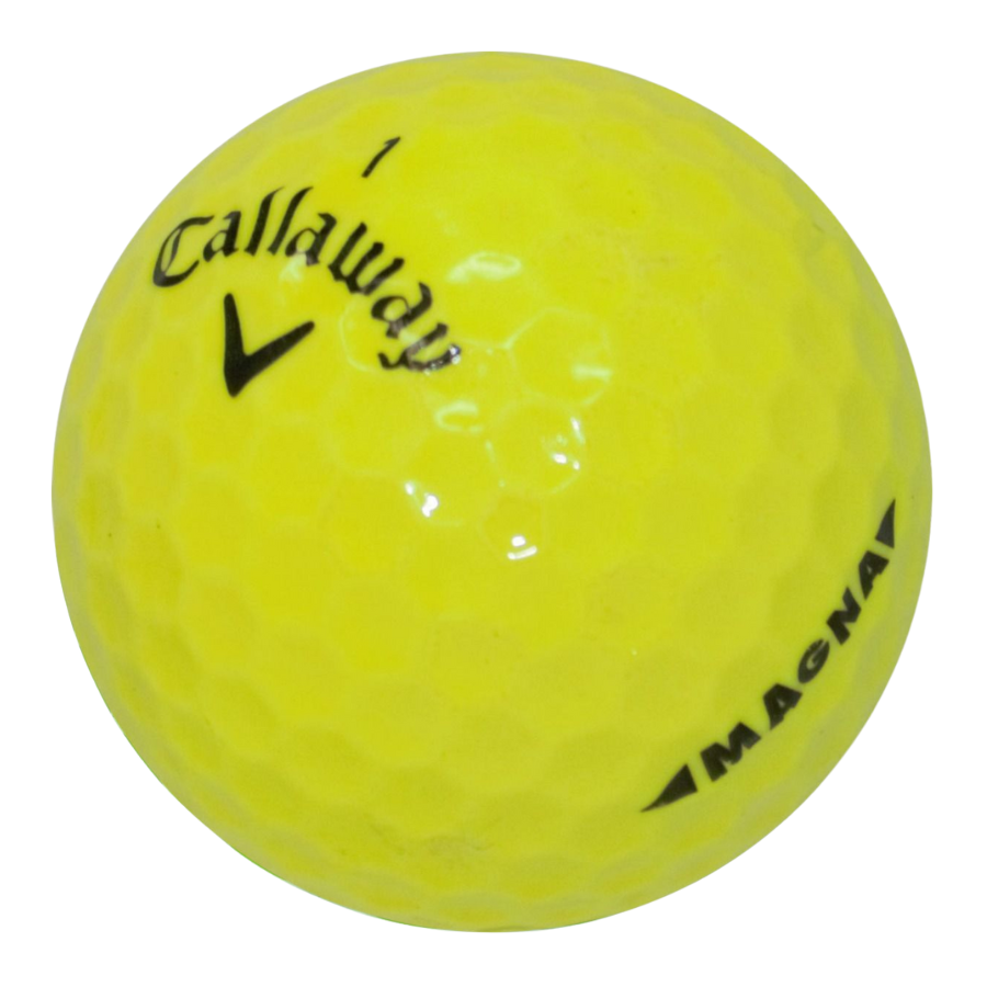 Callaway Super Magna Yellow Used Golf Balls - golfballs.net