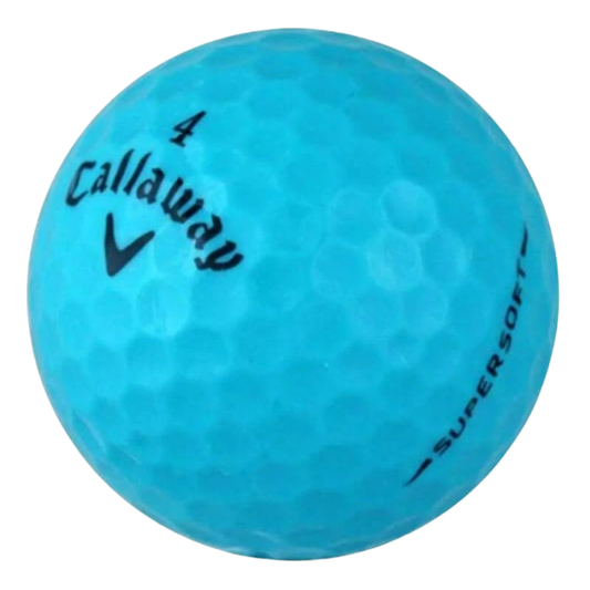 Callaway Supersoft Glossy Blue Golf Balls