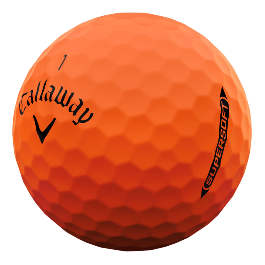 Callaway Supersoft Matte Orange Used Golf Balls 2025 Model