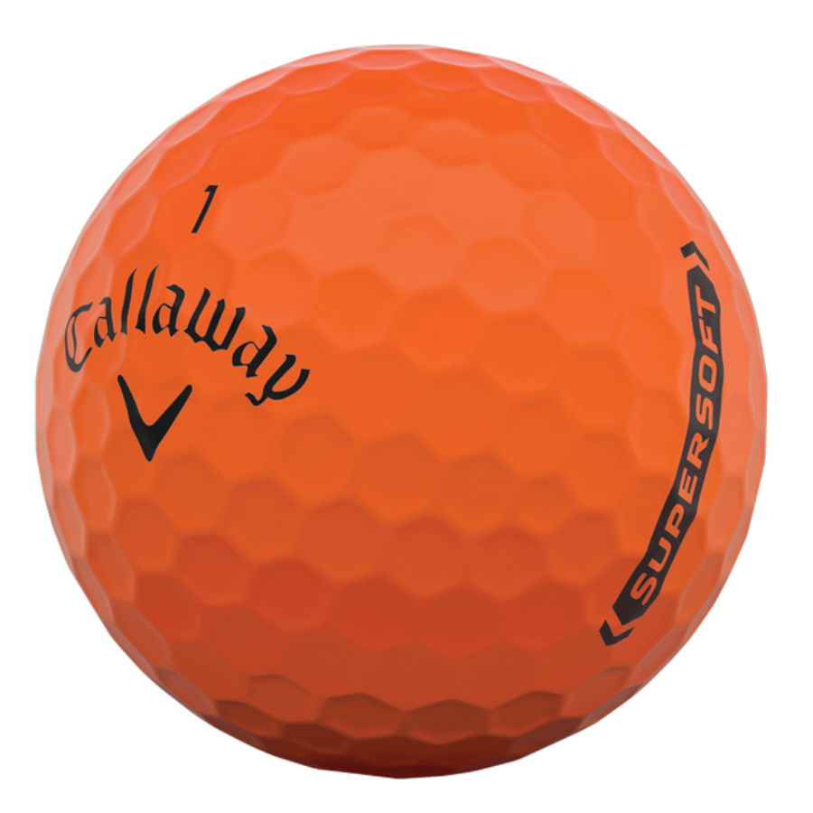 Callaway Supersoft Matte Orange Used Golf Balls - golfballs.net