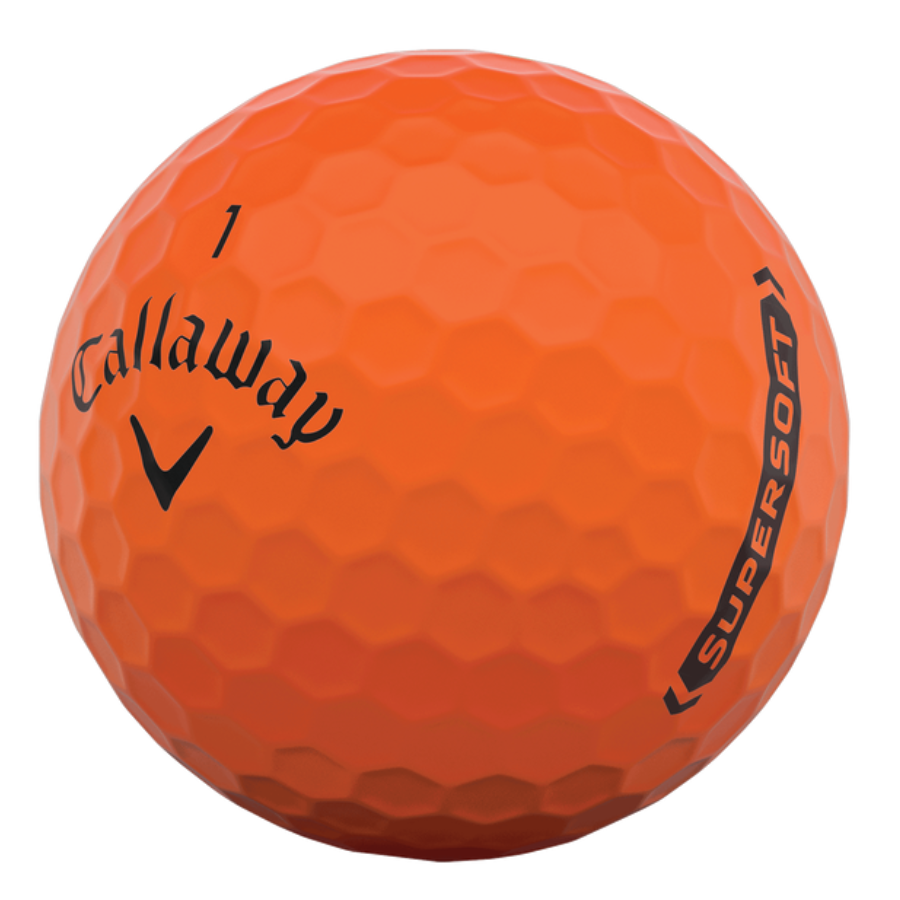 Callaway Supersoft Matte Orange Used Golf Balls