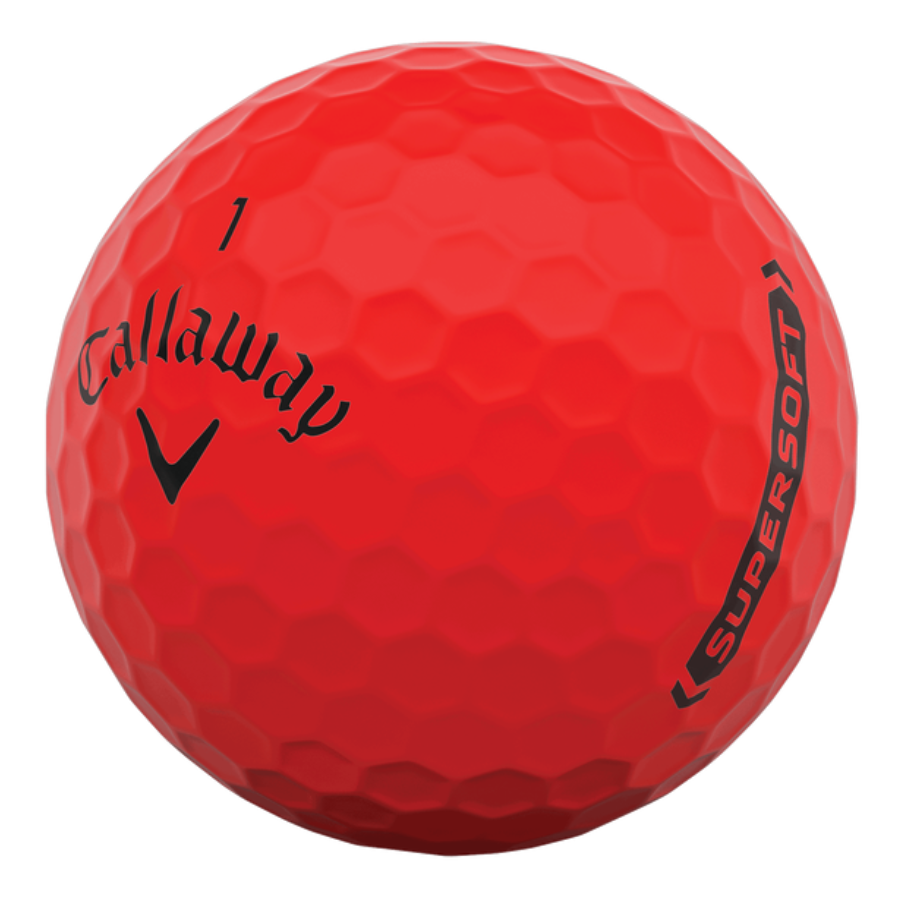 Callaway Supersoft Matte Red Used Golf Balls