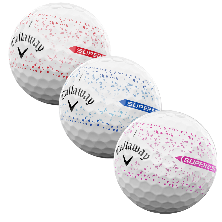 Callaway Supersoft Splatter 360 Used Golf Balls