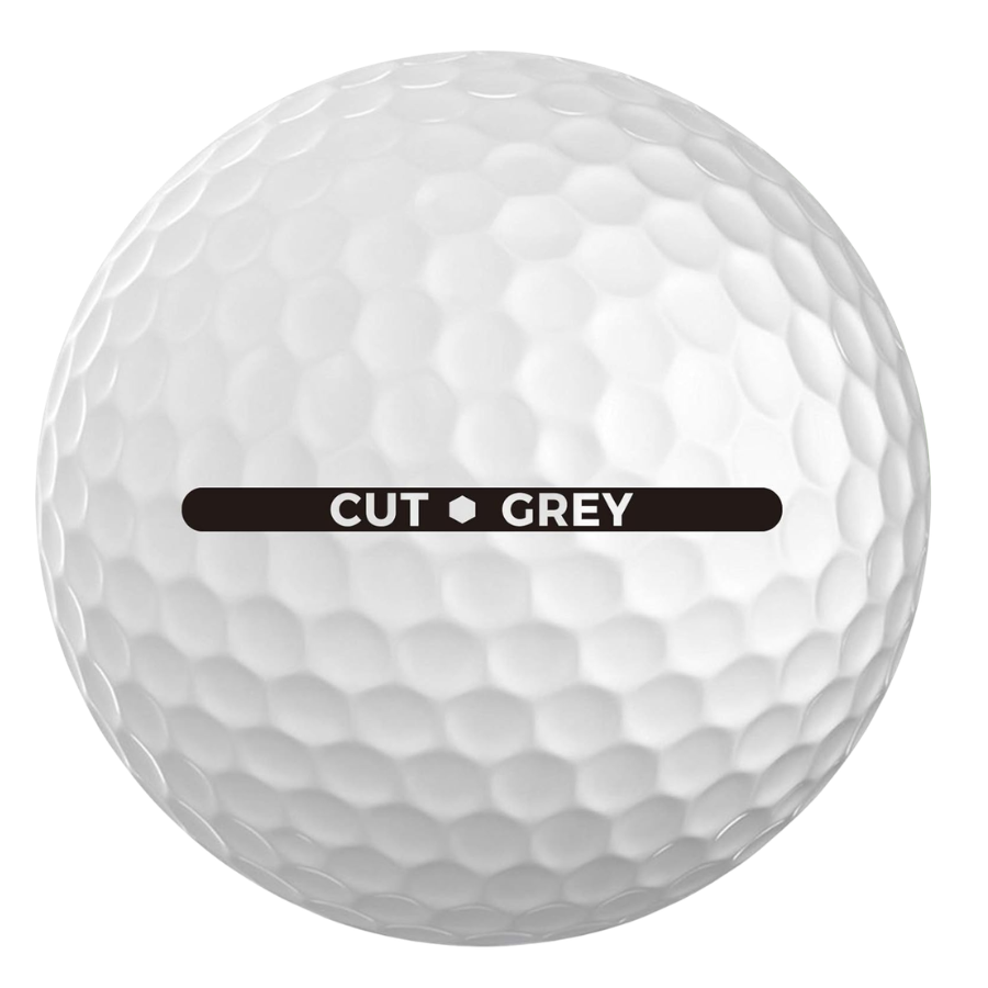 Cut Grey Used Golf Balls