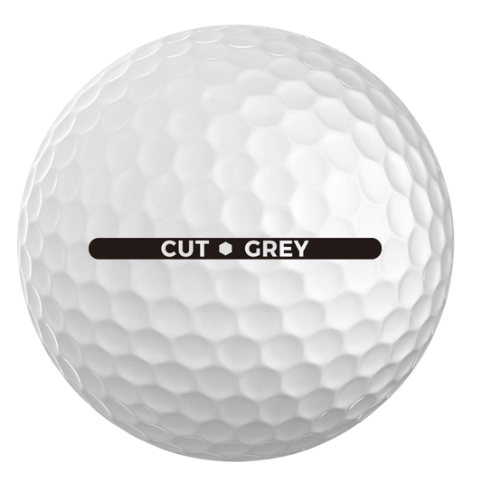 Cut Grey Used Golf Balls