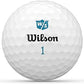 Wilson Duo Soft Matte White Golf Ball