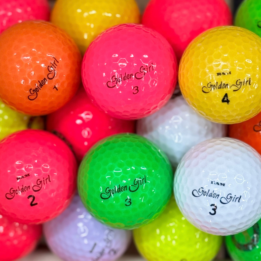 Golden Girl Color Mix Used Golf Balls