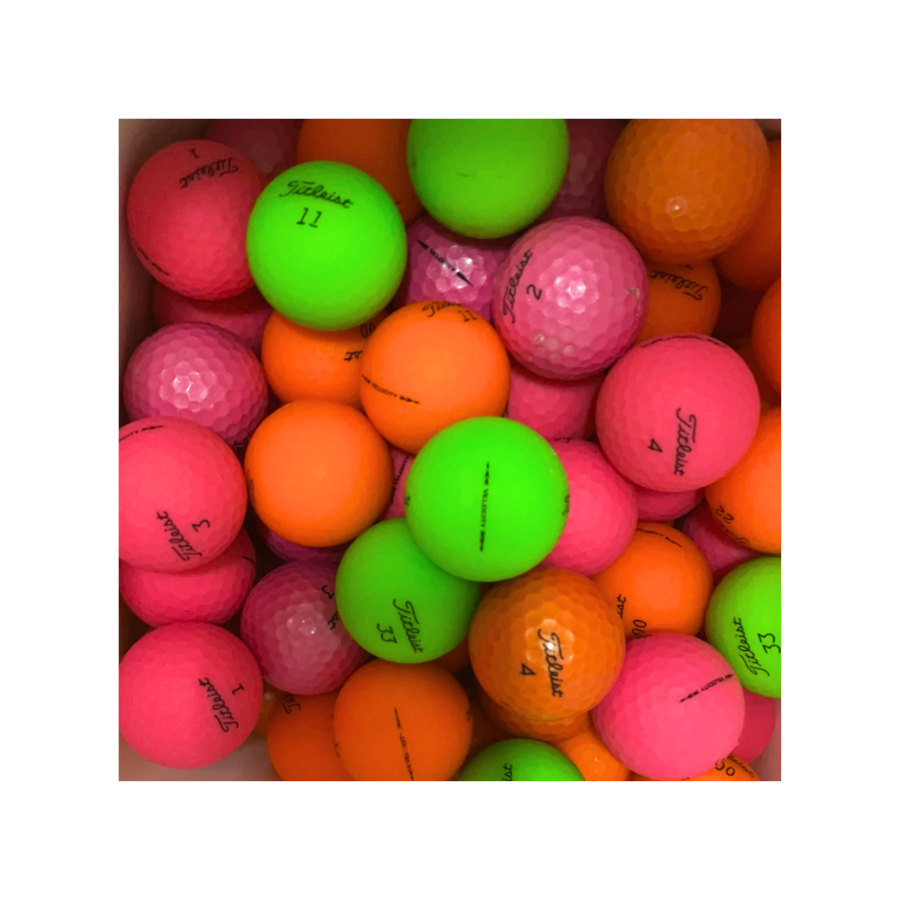 Titleist Color Mix - 4A Near Mint  Golf Balls