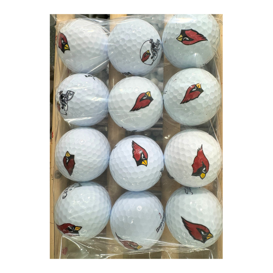 Arizona Cardinals NFL Logo Golf Balls (Per Dozen)