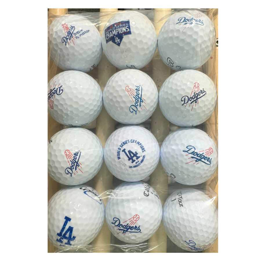 LA Dodgers MLB Logo Golf Balls (Per Dozen)