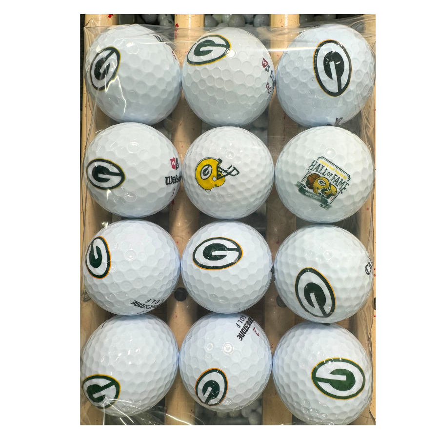 Green Bay Packers Used Golf Balls Collectors Logo Golf Balls