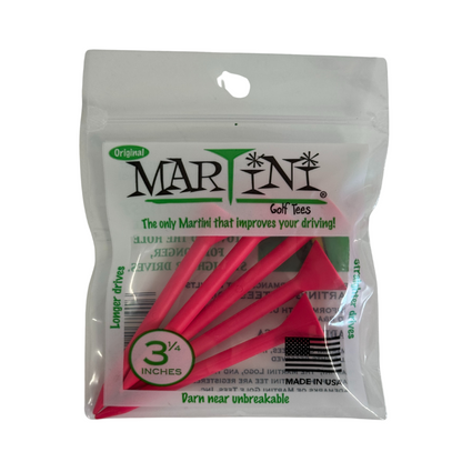 Martini Tees 3 1/4" Pink - 5 CT