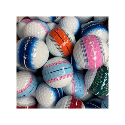 TaylorMade Tour Response Stripe- Mystery Mix Colors Used Golf Balls