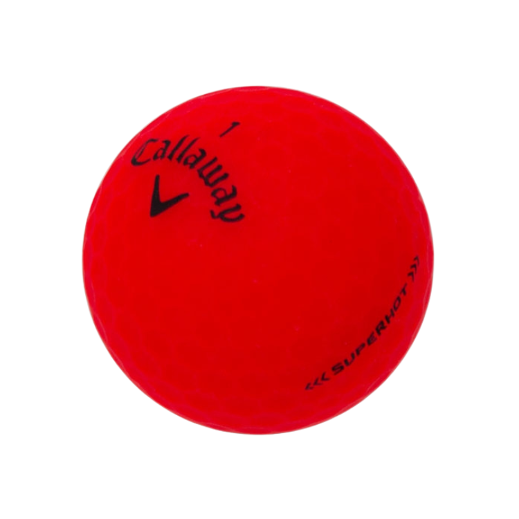 Callaway SuperHot Matte Red Golf Balls