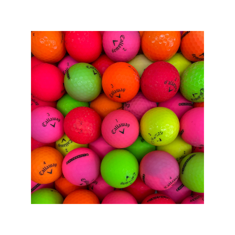Callaway Color Mix Golf Balls 4A Near Mint