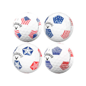 Callaway Chrome Soft Truvis Stars and Stripes Used and Recycled Golf Balls
