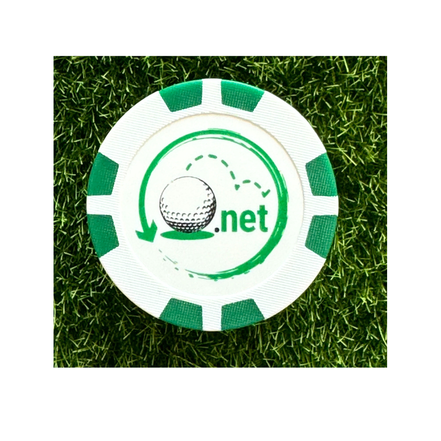 Golfballs.net Poker Chip Golf Ball Markers - Single
