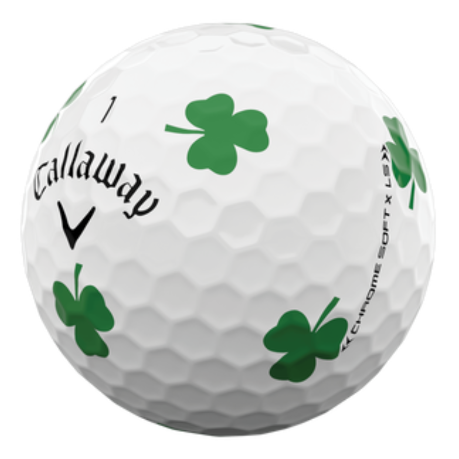 Callaway Chrome Soft X LS Truvis Shamrock Used Golf Balls