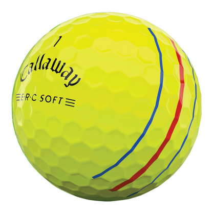 Callaway ERC Soft Triple Track Yellow Used Golf Balls