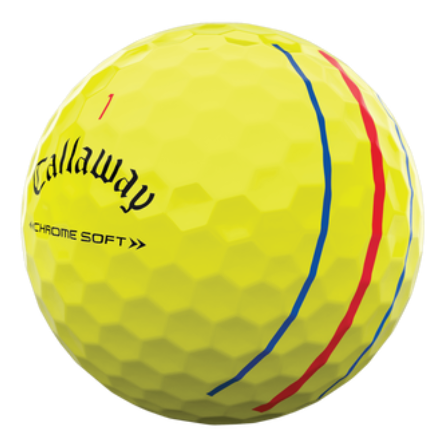 Callaway Chrome Soft Yellow Triple Track Used Golf Balls