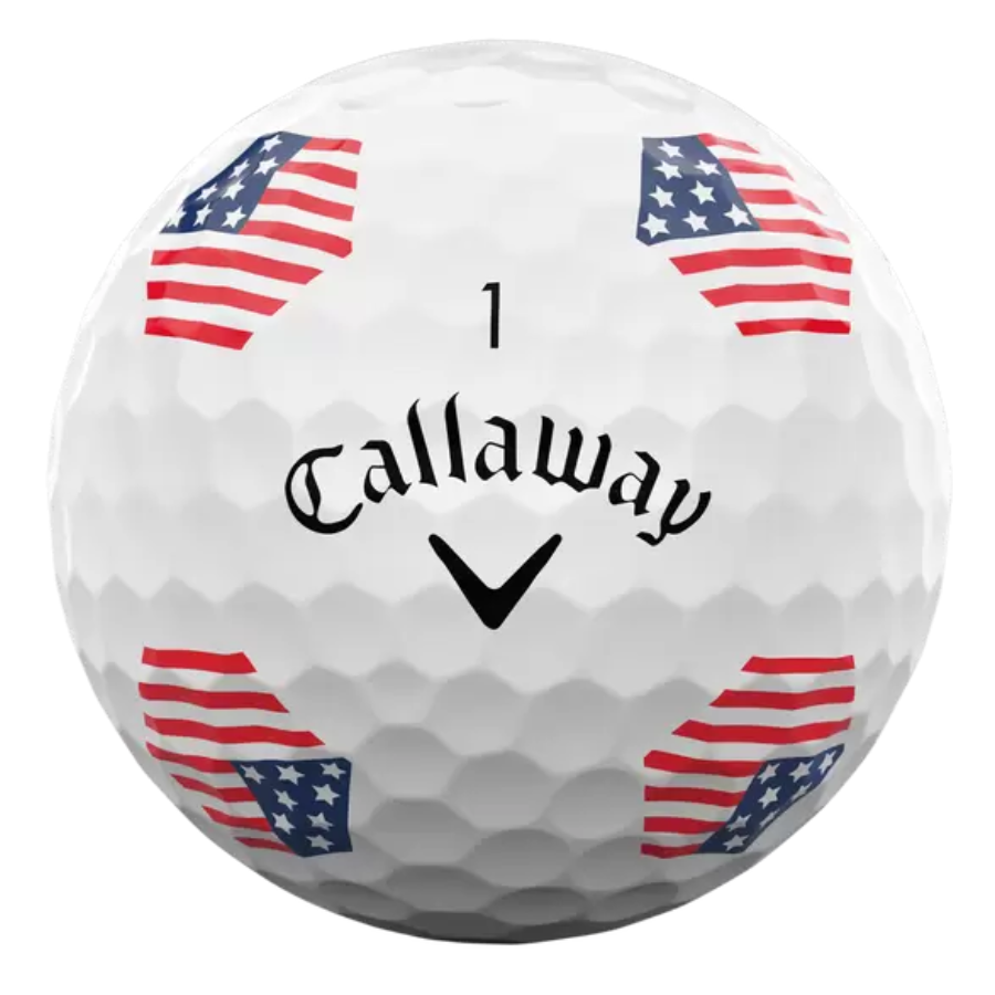 Callaway Chrome Soft Truvis Stars and Stripes Used Golf Balls