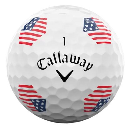 Callaway Chrome Soft Truvis Stars and Stripes Used Golf Balls