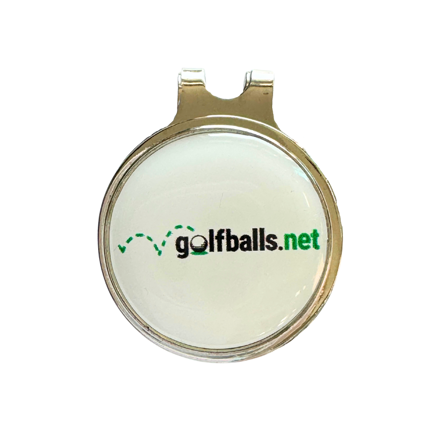 Golfballs.net Logo Magnetic Hat Clip Ball Markers