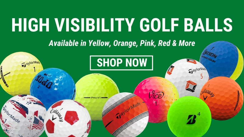 top selling high visibility used golf balls
