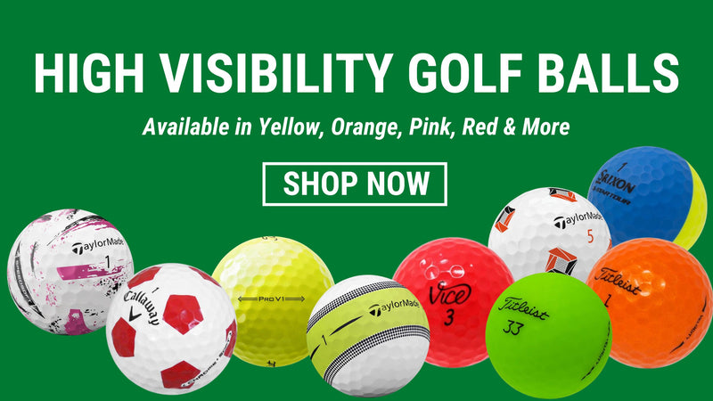High Visibility Golf Balls Colored and Easy to see golf balls
