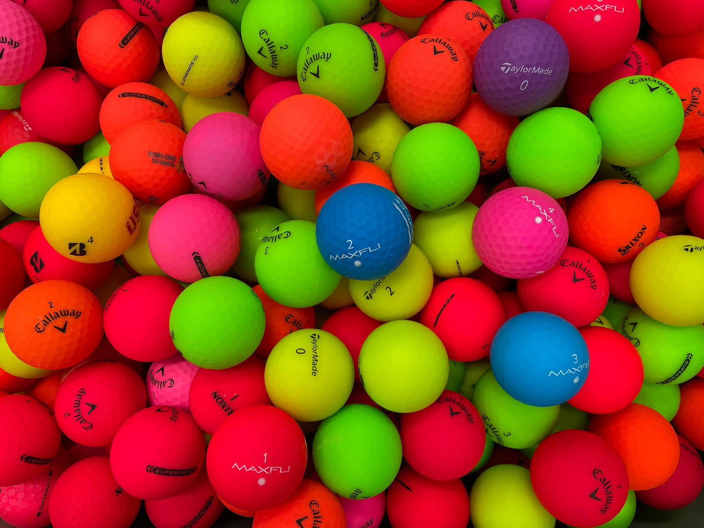 Mystery Matte Color Mix Golf Balls