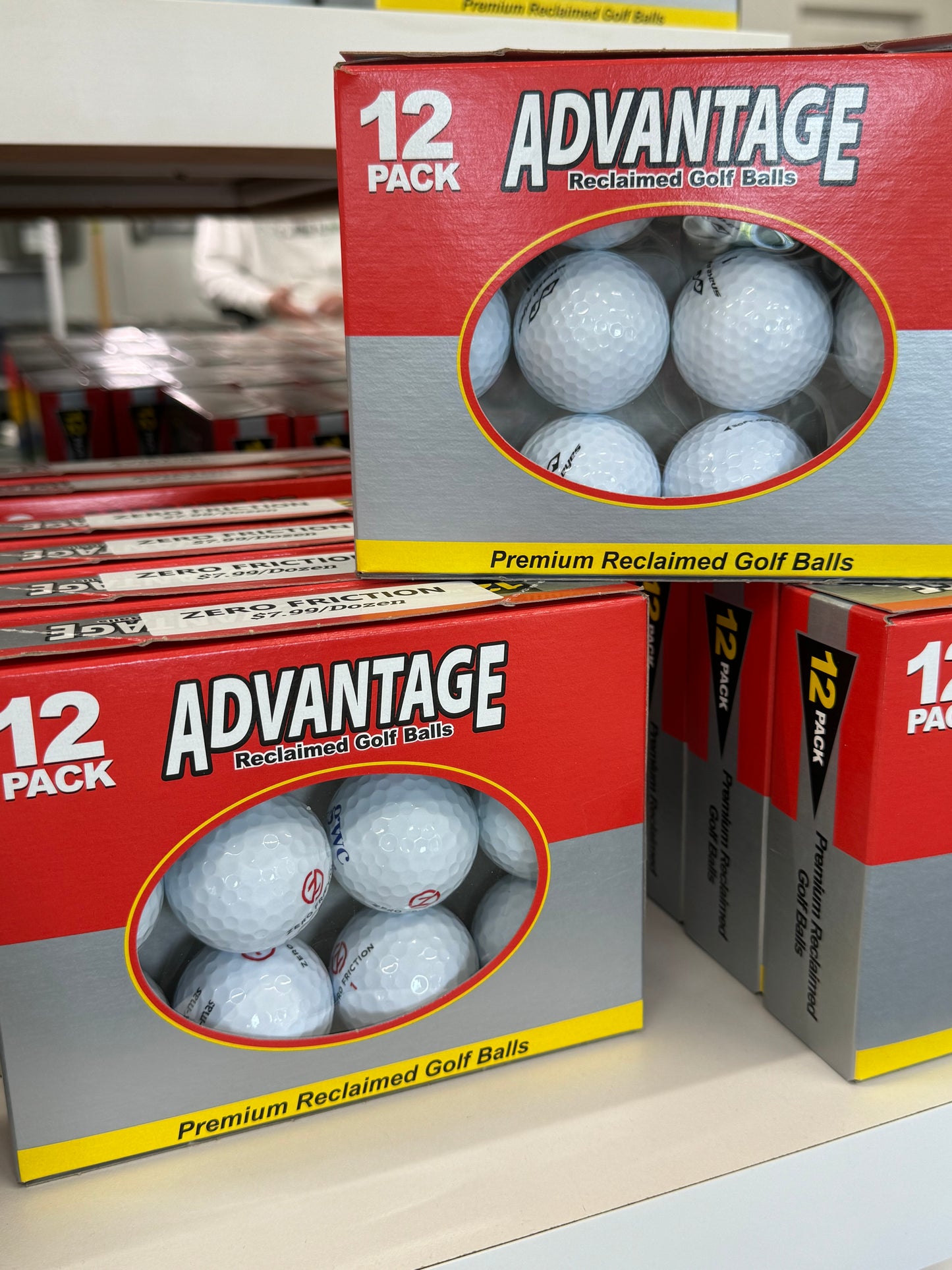 Advantage 12 pack Golf balls mix