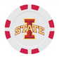 Iowa State Cyclones Poker Chip Golf Ball Markers