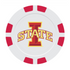 Iowa State Poker Chip Golf Ball Markers - Single