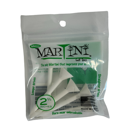 Martini Golf Tees 2 3/4" White