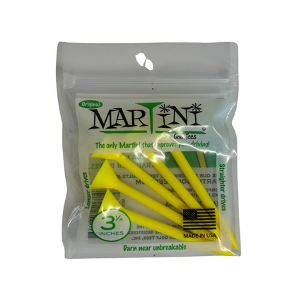 Martini Golf Tees 3 1/4" Yellow