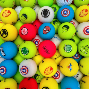 Marvel SuperHero Volvik Used Golf Balls 