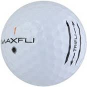 MaxFli TriFli Used Golf Balls