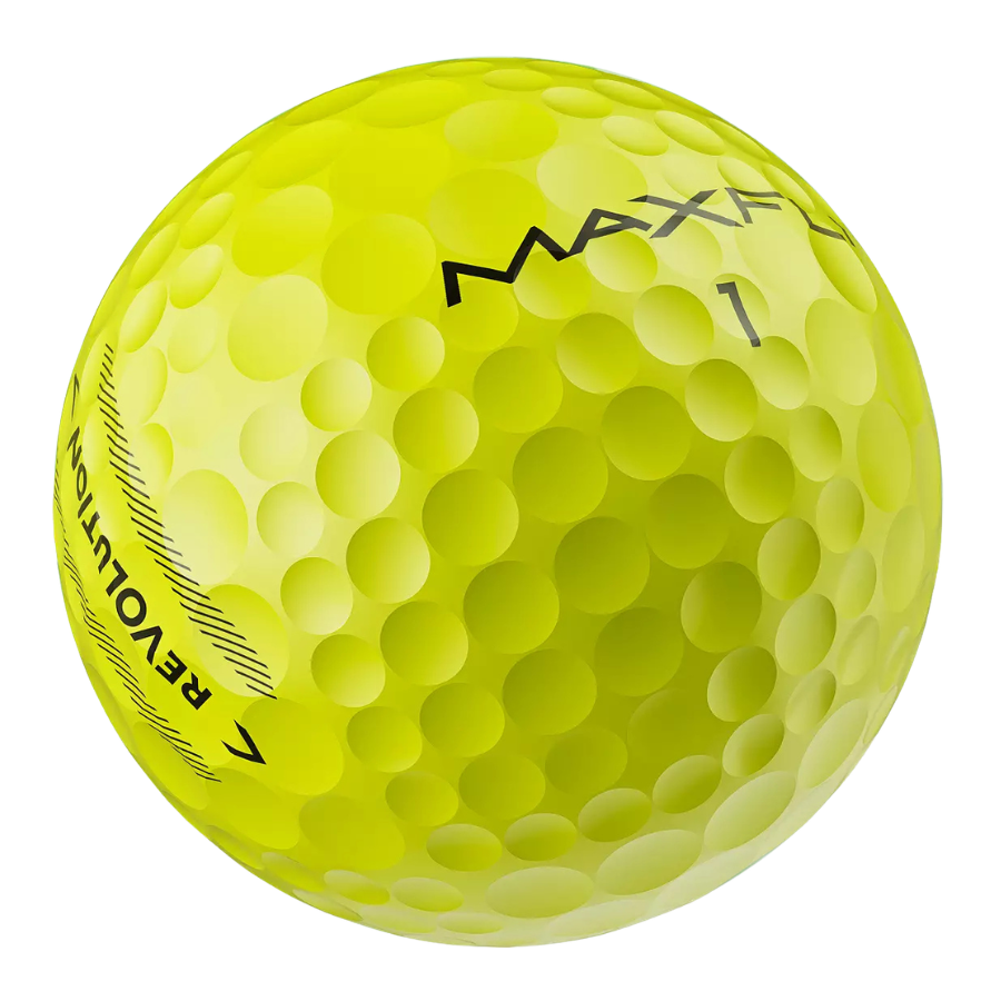 Maxfli Revolution Yellow Used Golf Balls
