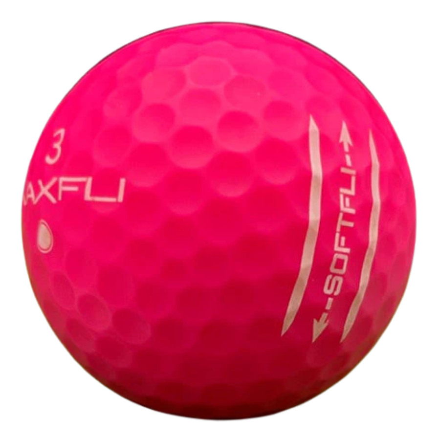 Maxfli Softfli Matte Pink Used Golf Ball
